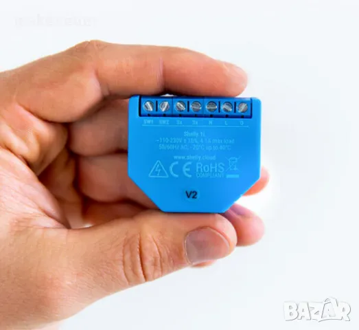 Shelly 1L WiFi Единично реле без нула