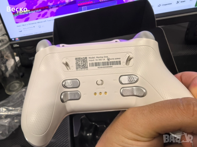 Manba One Бежичен Джойстик, снимка 3 - Аксесоари - 52486114