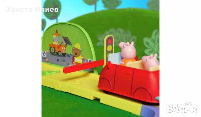 Пепа Пиг PEPPA PIG На разходка в града на Пепа Писта с кола Оригинален, снимка 10 - Коли, камиони, мотори, писти - 43481863