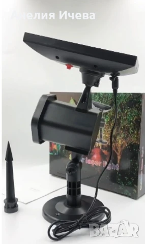 Водоустойчив външен лазер,коледни светлини, соларен 