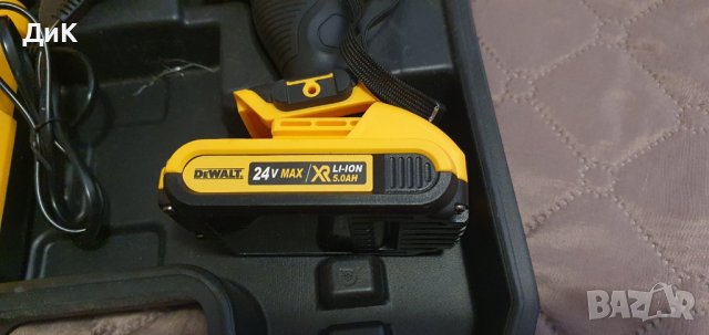 Ударен винтоверт Dewalt 24V/5ah, снимка 6 - Винтоверти - 37746179