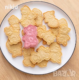 Пес патрул Paw patrol цял ръст пластмасов резец форма фондан тесто бисквитки, снимка 2 - Форми - 40487517