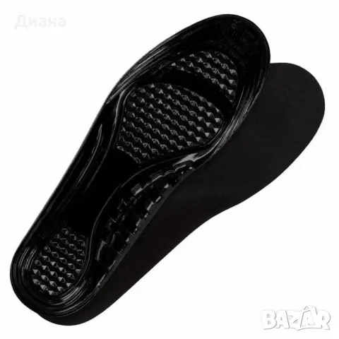 Спортни черни стелки от гел за мъже подходящи за обувки между 42 - 47 номер, снимка 1