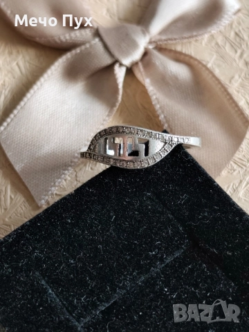 Сребърен пръстен (280), снимка 4 - Пръстени - 52277950