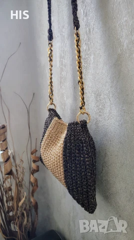 Дамски луксозни плетени чанти ръчно изработени , снимка 6 - Чанти - 34820731