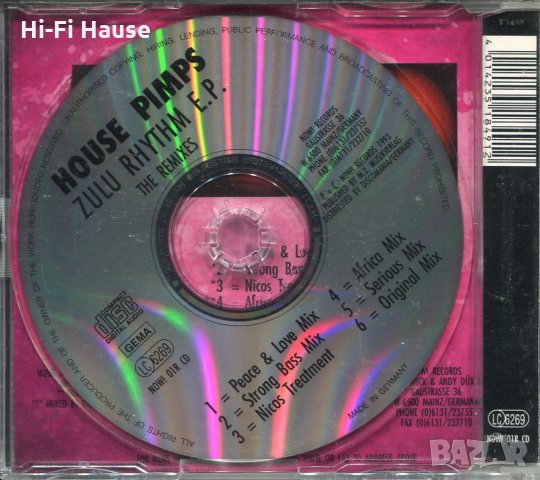 House Pimps-The remixes, снимка 2 - CD дискове - 35380567