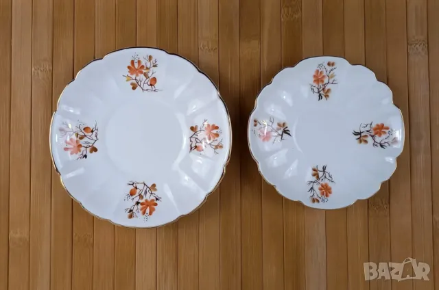 Две чаши за кафе с положна и десертначинийки - Jiesia, Литва, снимка 4 - Чаши - 49680046