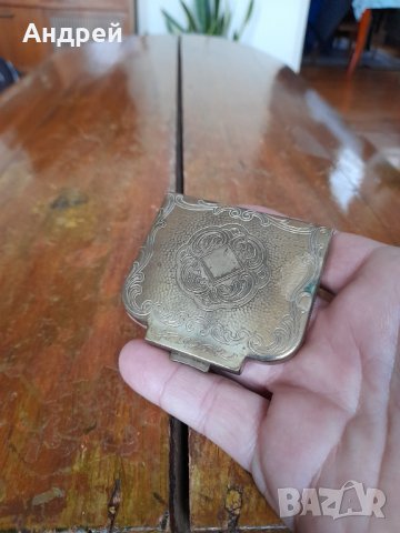 Старо Дамско джобно огледало,огледалце #4, снимка 2 - Други ценни предмети - 43145361