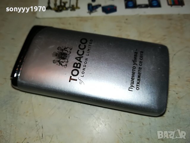 🛑🛑TOBACCO-LONDON-метална запалка 1310221703, снимка 3 - Колекции - 38320159