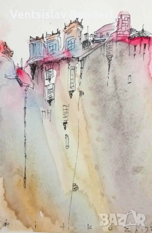 Рисунки акварел, снимка 2 - Други ценни предмети - 53260848