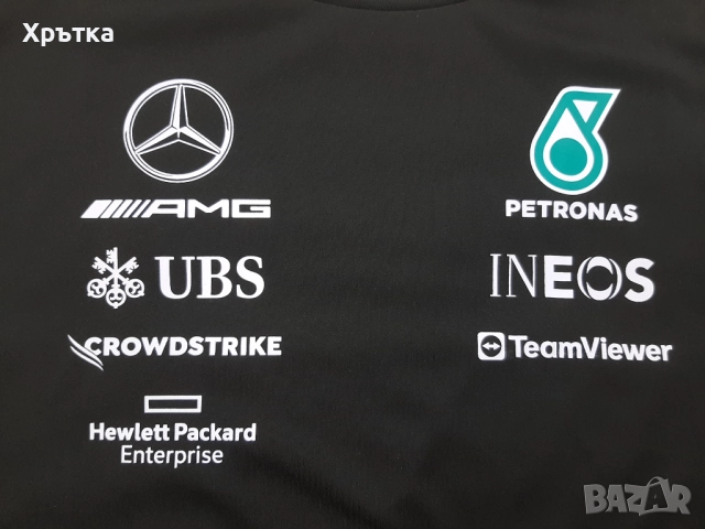 Mercedes AMG F1 Team - Оригинална мъжка тениска размер L, снимка 8 - Тениски - 52939079