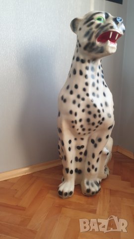 Голяма фигура от смола на леопард, снимка 5 - Колекции - 43912016