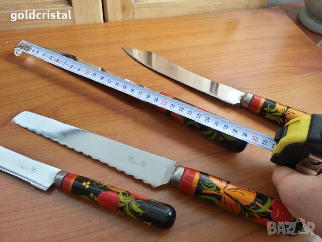 Руски ножове с дървена дръжка , снимка 6 - Антикварни и старинни предмети - 37954014