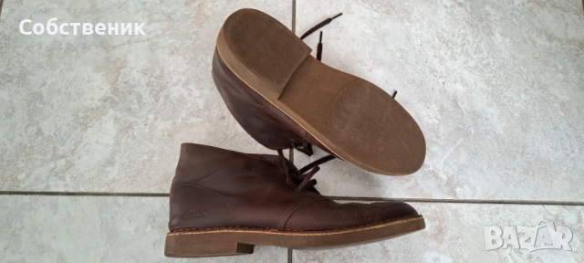 clarks мъжки боти номер 45 обувки ботуши естествена кожа зимни обувки