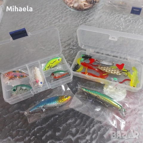 Риболовен комплект – воблери, силиконови примамки и блесни (нови)