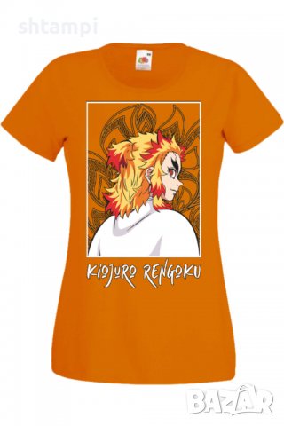 Дамска тениска Demon Slayer Kyojuro Rengoku 03,Анимация,игра,Празник,Повод., снимка 8 - Тениски - 38058127