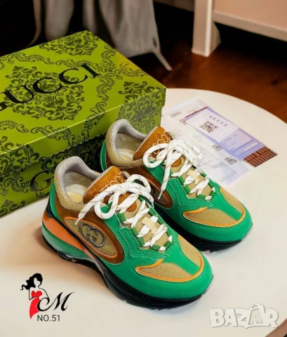 дамски маратонки gucci от естествена кожа , снимка 2 - Маратонки - 51402718