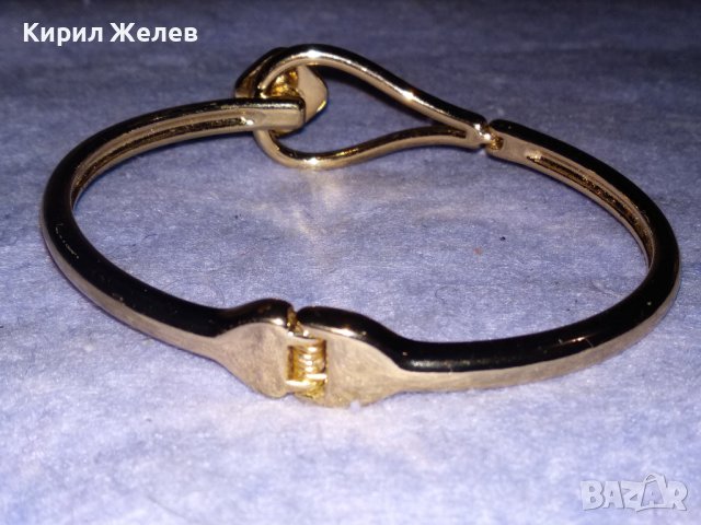 ЕФЕКТНА ПОЗЛАТЕНА ВИНТИДЖ - АРТ ГРИВНА 27464, снимка 3 - Гривни - 40811933