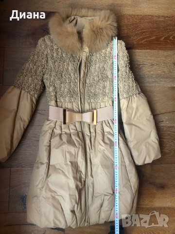 Дамско яке с яка от естествен косъм, снимка 5 - Якета - 39605251