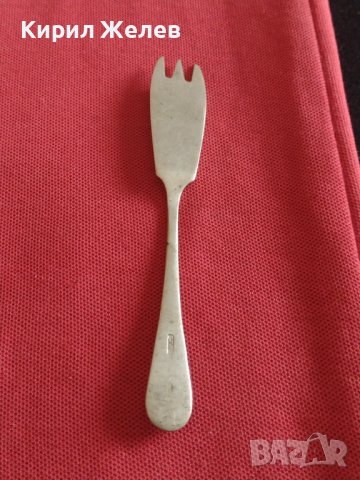 Стара вилица за десерт Английски стил с печат E.P.N.S. за КОЛЕКЦИОНЕРИ 42226, снимка 5 - Други ценни предмети - 43832881