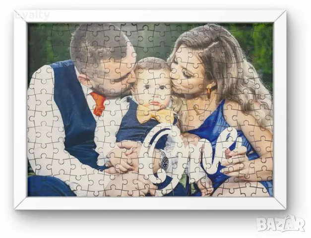 Пъзел А4 със снимка и рамка