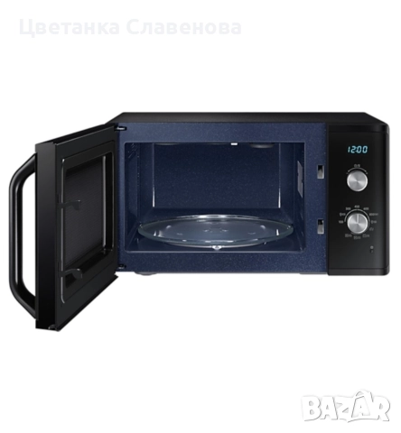 Микровълнова фурна Samsung MG23K3614AK, 23 л, 1250 W, LED дисплей, 6 степени на мощност, снимка 2 - Микровълнови - 52632471