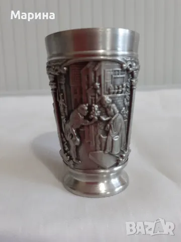 Комплект за ракия от калай Antik*Vintage  #85, снимка 7 - Сервизи - 47496944