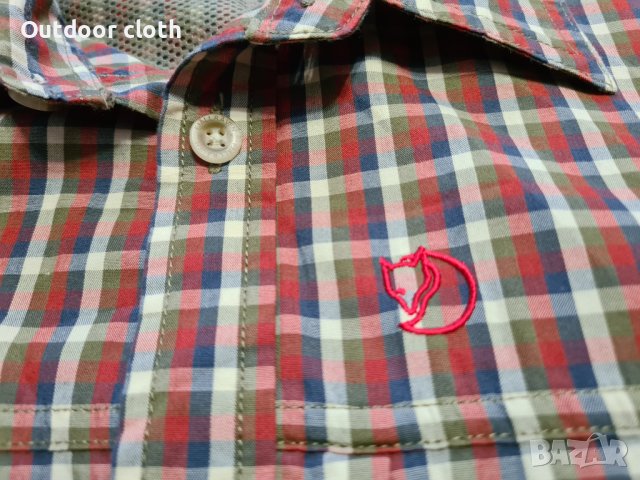 Fjallraven Svante риза къс ръкав туризъм бушкрафт лов риболов, снимка 7 - Ризи - 40605660