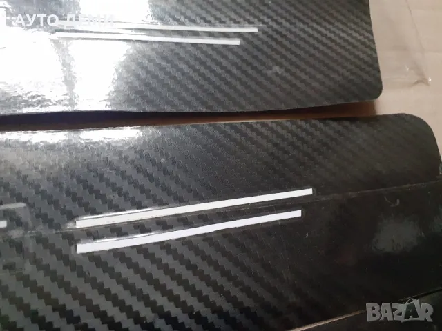 Топ цена за 5 броя стикери за прагове и броня с бяло лого и надпис Peugeot Пежо, снимка 13 - Аксесоари и консумативи - 50142176