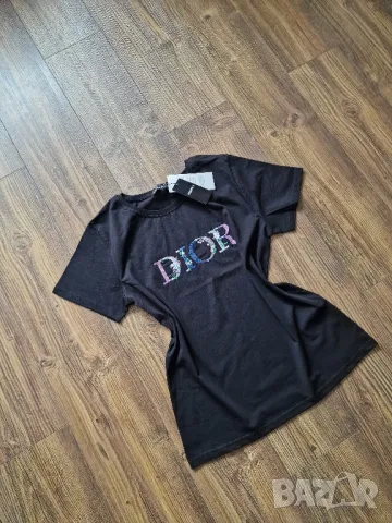 Страхотна дамска тениска dior  , нова с етикет, размер S / M ,L , XL, цена 35лв, снимка 2 - Тениски - 49488605