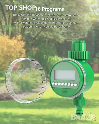 Електронен таймер- програматор за вода FUJIN, снимка 3 - Напояване - 48804924