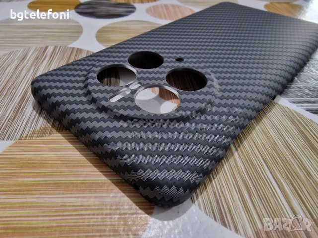 Huawei Mate 50 Pro ,P50 Pro луксозен твърд гръб Carbon, снимка 6 - Калъфи, кейсове - 39204639