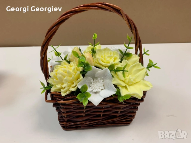 цветя изработени с глицеринов ароматен сапун и Българска роза 🌹 Стара Загора Център., снимка 4 - Декорация за дома - 52838903