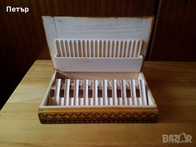 Пирографирани кутии за цигари, снимка 3 - Декорация за дома - 33175817