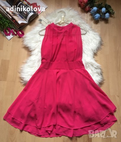 Нова цикламена рокля