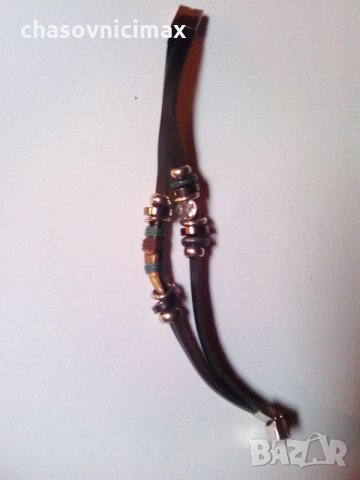 Дамска кожена гривна13, снимка 1