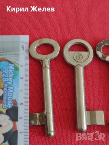 Лот ключове  стари редки за колекционери катинар, брава, куфар, резец 29251, снимка 2 - Антикварни и старинни предмети - 37408174