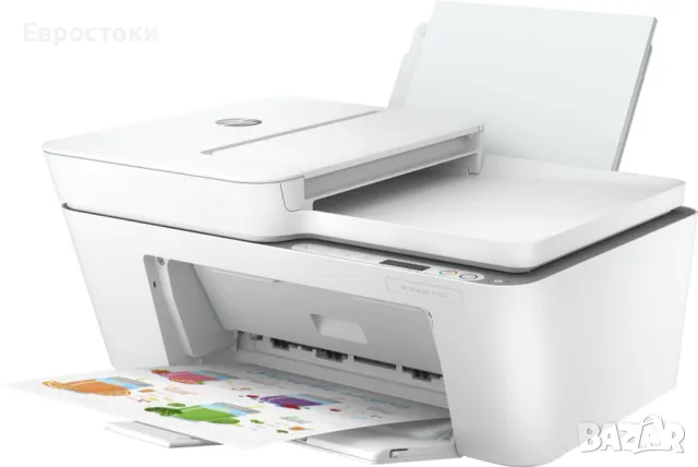 Мултифункционалнo устройствo AiO HP - DeskJet 4120e, бяло. Без мастило, снимка 3 - Принтери, копири, скенери - 48465793