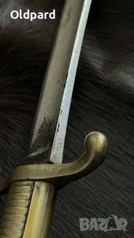 Стара френска антична пехотна сабя тип BRIQUET модел AN XI , снимка 2 - Антикварни и старинни предмети - 47757725