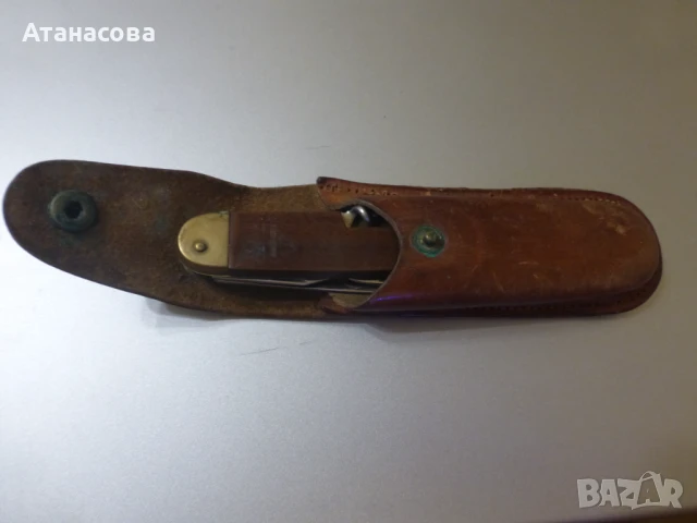 Джобно ножче 5 инструмента Solingen Солинген с калъф, снимка 13 - Ножове - 40623726