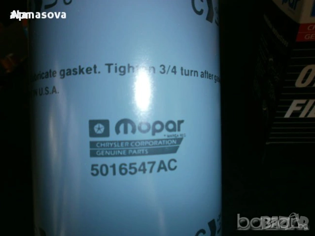 Маслен филтър за Chrysler Dodge 5016547 AC - USA, снимка 5 - Аксесоари и консумативи - 53477865