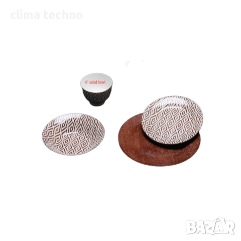 Керамичен сервиз за хранене от 24 части,Съвършенство и елегантност за вашата трапеза, снимка 1