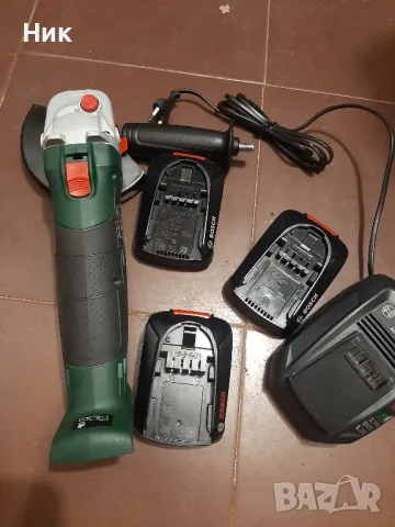 Ъглошлайф и батерии Бош 18v, снимка 7 - Други инструменти - 50391224