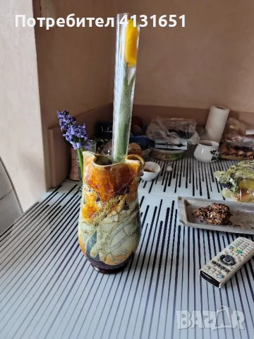 Глинена ваза, снимка 2 - Вази - 49430415