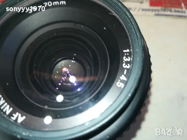 NIKON MADE IN JAPAN-ОБЕКТИВ ВНОС SWISS 0111241616, снимка 12 - Обективи и филтри - 47803676
