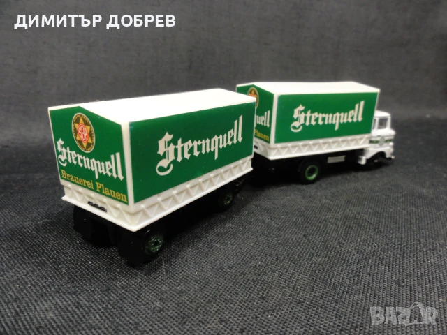 1/87 РЕТРО МЕТАЛНА КОЛИЧКА КАМИОН IFA W50 GRELL, снимка 4 - Колекции - 51120408