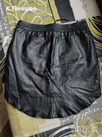 дамска пола от естествена кожа , снимка 4 - Поли - 48142330