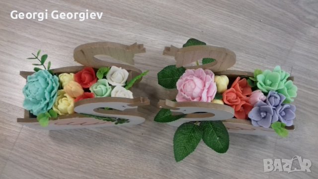 Цветя от глицерин.сапун, снимка 9 - Изкуствени цветя - 39357090