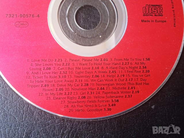 Бийтълс / The Beatles - комплект от два матрични диска с музика от 1962-1970г., снимка 3 - CD дискове - 43204410