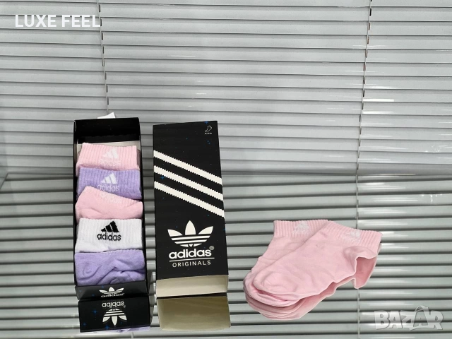 Дамски Къси Чорапи -6бр Кутия ⚜️Dior Versace Victoria Secret Nike Adidas , снимка 6 - Дамски чорапи - 52959984